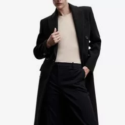 Mango Tailored Wool Coat