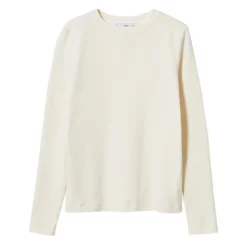 Mango Rounded Neck Cotton T-Shirt -Mango popular store mango 5339 8052636 6