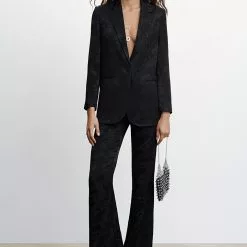 Mango Jacquard Blazer -Mango popular store mango 5342 1932636 5