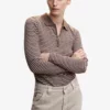 Mango Ribbed Polo-Style Sweater 1 Mango Ribbed Polo-Style Sweater -Mango popular store mango 5343 0942636 1