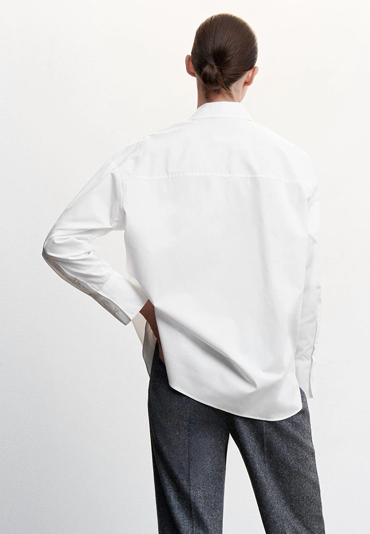 Mango Oversize Cotton Shirt 4 Mango Oversize Cotton Shirt - Image 2