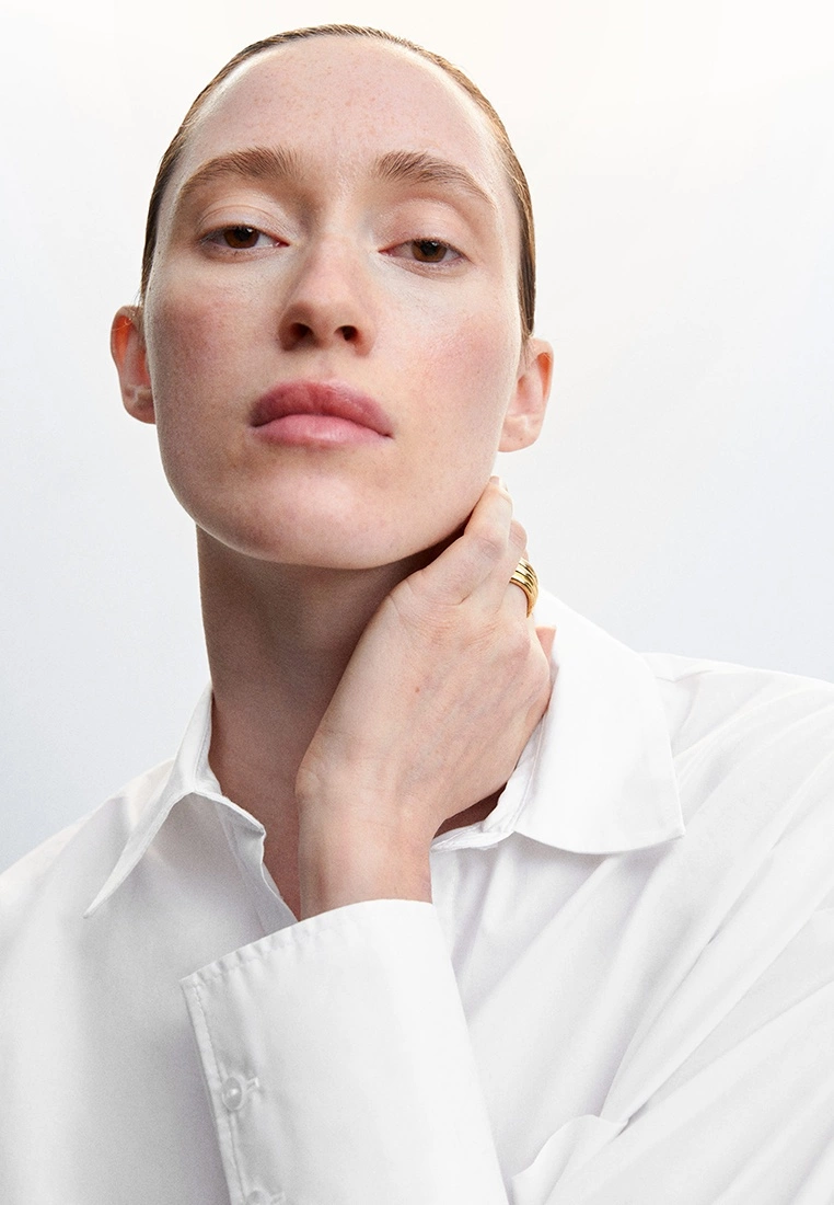 Mango Oversize Cotton Shirt 5 Mango Oversize Cotton Shirt - Image 3