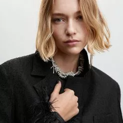 Mango Patterned Suit Blazer -Mango popular store mango 5350 4052636 3