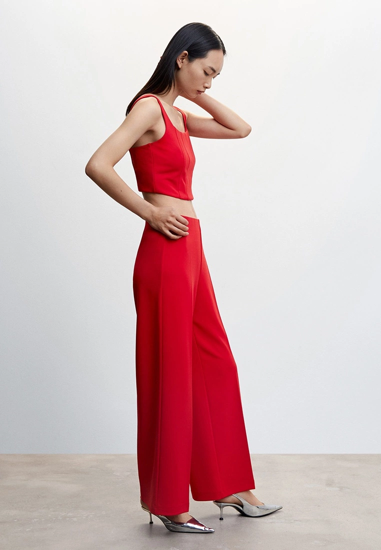 Mango Wide Legs Fluid Trousers 6 Mango Wide Legs Fluid Trousers - Image 4