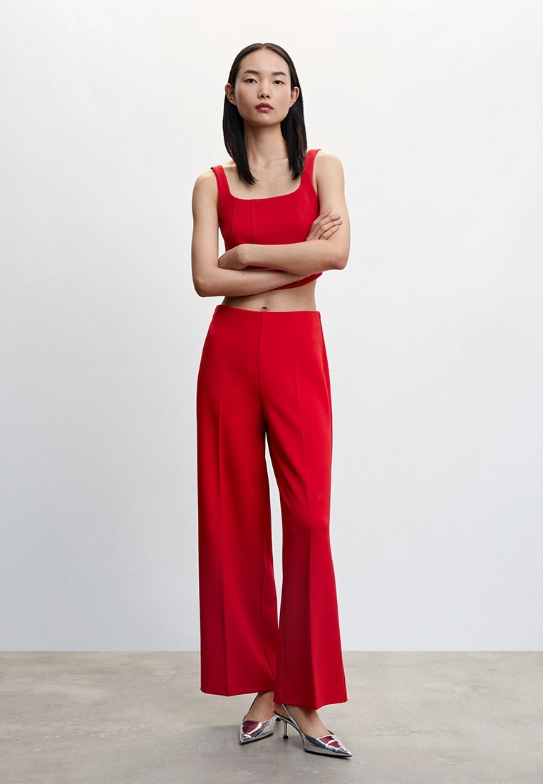 Mango Wide Legs Fluid Trousers 7 Mango Wide Legs Fluid Trousers - Image 5