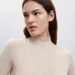 Mango Turtleneck Long-Sleeved T-Shirt -Mango popular store mango 5363 0201736 3