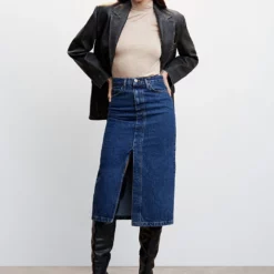 Mango Turtleneck Long-Sleeved T-Shirt -Mango popular store mango 5363 0201736 5