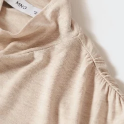 Mango Turtleneck Long-Sleeved T-Shirt -Mango popular store mango 5364 0201736 6