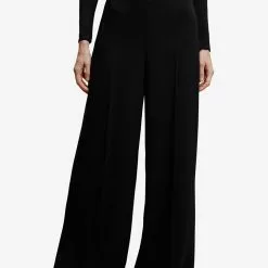 Mango High-Waist Palazzo Trousers