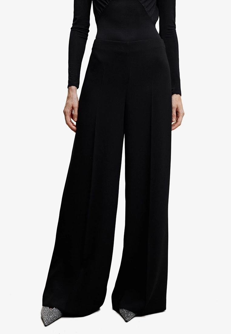Mango High-Waist Palazzo Trousers 3 Mango High-Waist Palazzo Trousers
