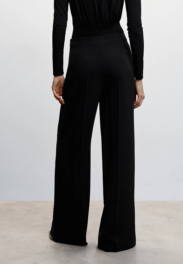 Mango High-Waist Palazzo Trousers 4 Mango High-Waist Palazzo Trousers - Image 2