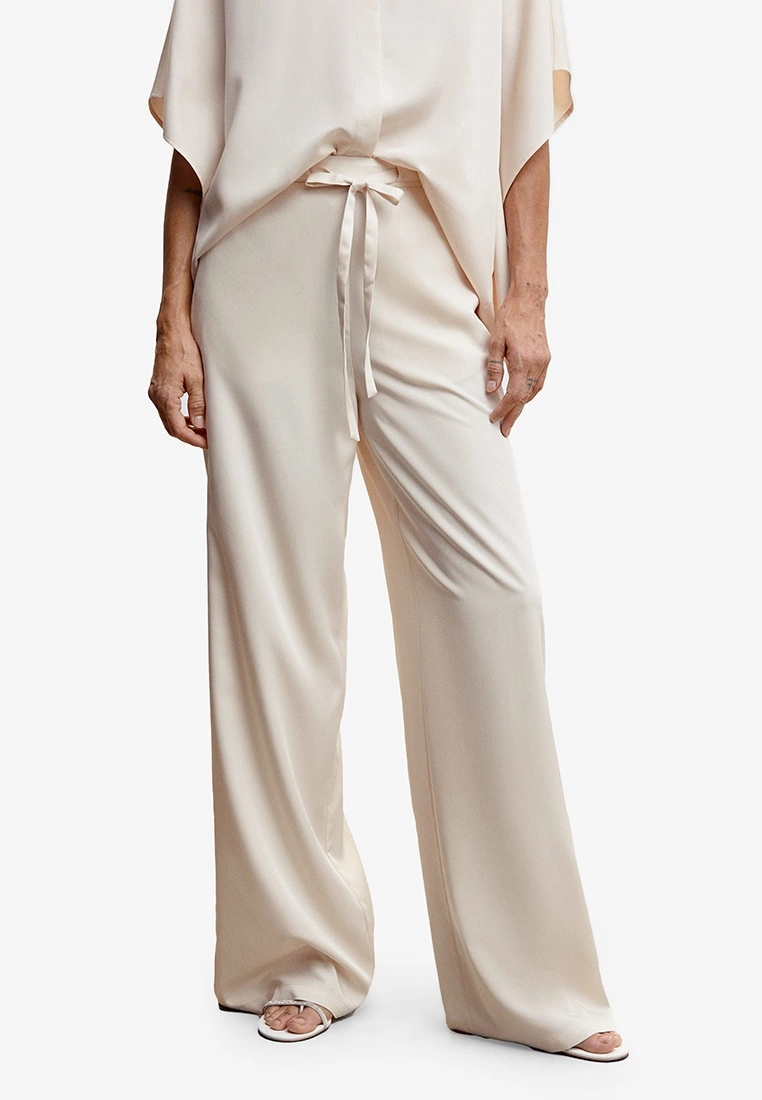 Mango Flowy Straight-Fit Trousers 3 Mango Flowy Straight-Fit Trousers