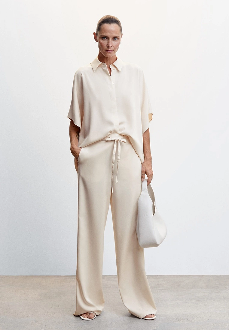 Mango Flowy Straight-Fit Trousers 6 Mango Flowy Straight-Fit Trousers - Image 4