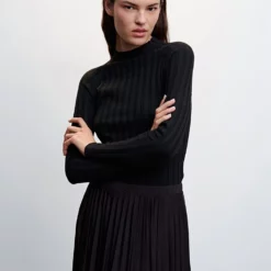 Mango Pleated Long Skirt -Mango popular store mango 5375 3642636 3