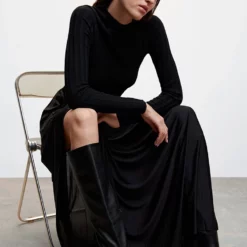 Mango Pleated Long Skirt -Mango popular store mango 5375 3642636 4