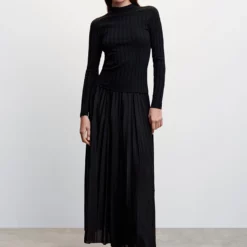 Mango Pleated Long Skirt -Mango popular store mango 5375 3642636 5