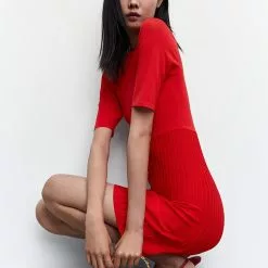 Mango Textured Knit Dress -Mango popular store mango 5377 5990736 4