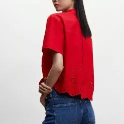 Mango Embroidered Shirt 9 Mango Embroidered Shirt -Mango popular store mango 5381 4401736 2