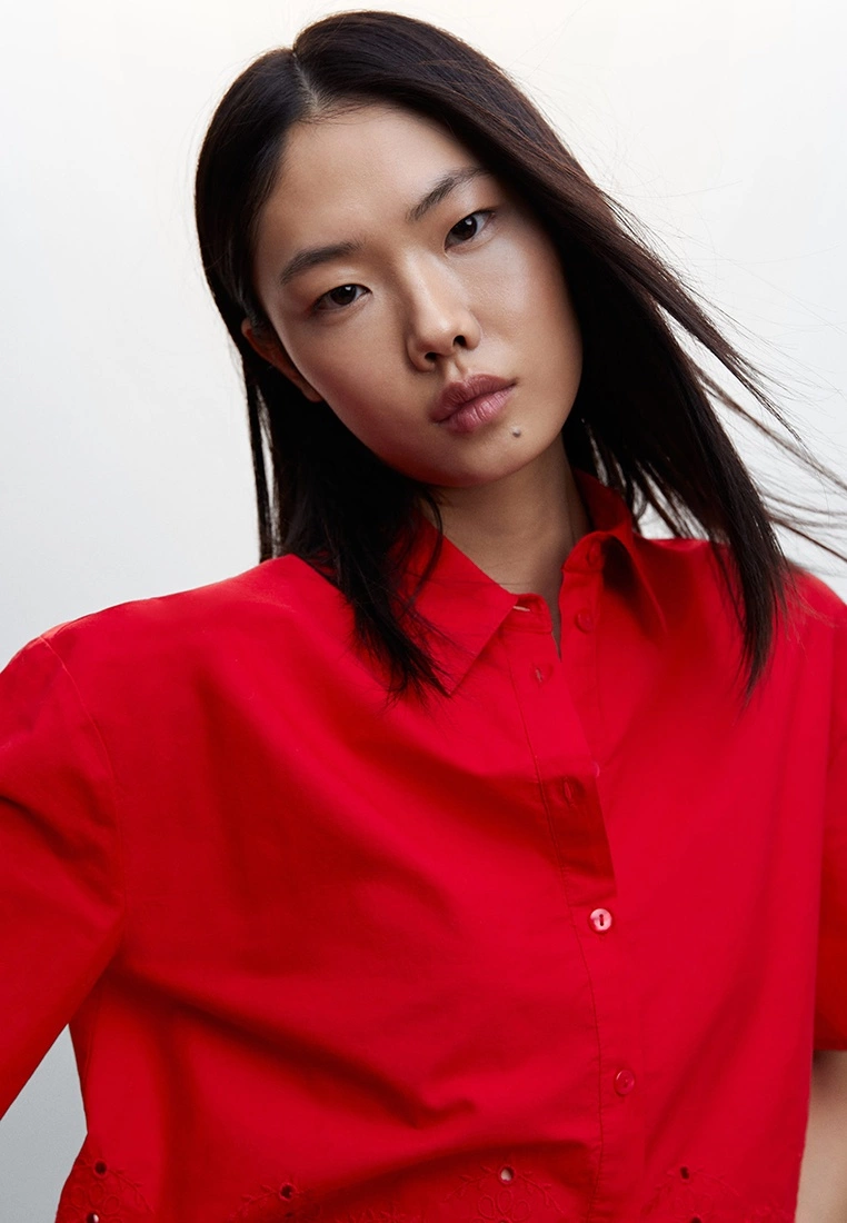 Mango Embroidered Shirt 5 Mango Embroidered Shirt - Image 3