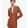 Mango Animal Print Dress