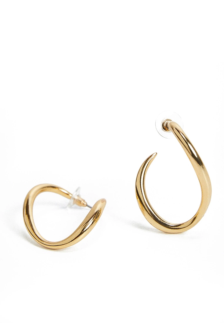 Mango Twisted Hoop Earrings 3 Mango Twisted Hoop Earrings