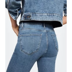 Mango High-Rise Flared Jeans -Mango popular store mango 5437 9327726 4