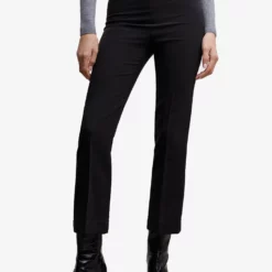 Mango Straight-Cut Crop Trousers