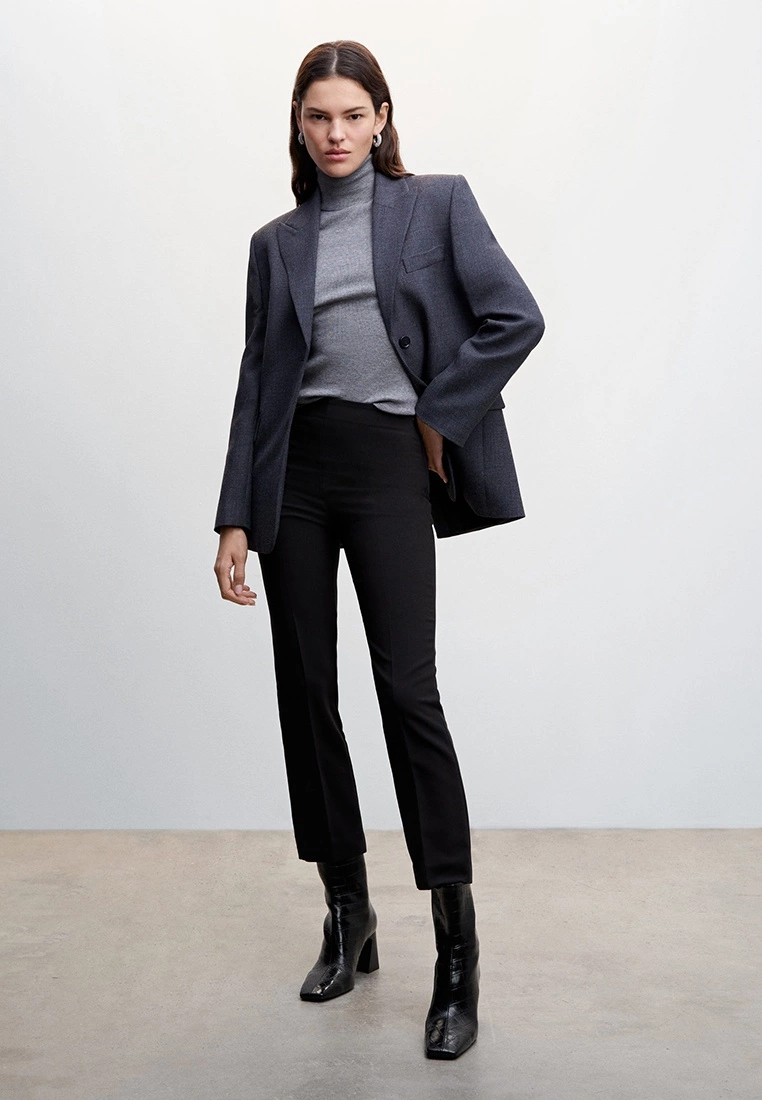 Mango Straight-Cut Crop Trousers 7 Mango Straight-Cut Crop Trousers - Image 5