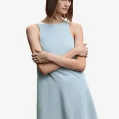 Mango Tencel Short Dress