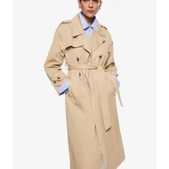 Mango Cotton Classic Trench Coat