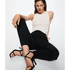 Mango Crop Skinny Trousers -Mango popular store mango 5484 4777426 5