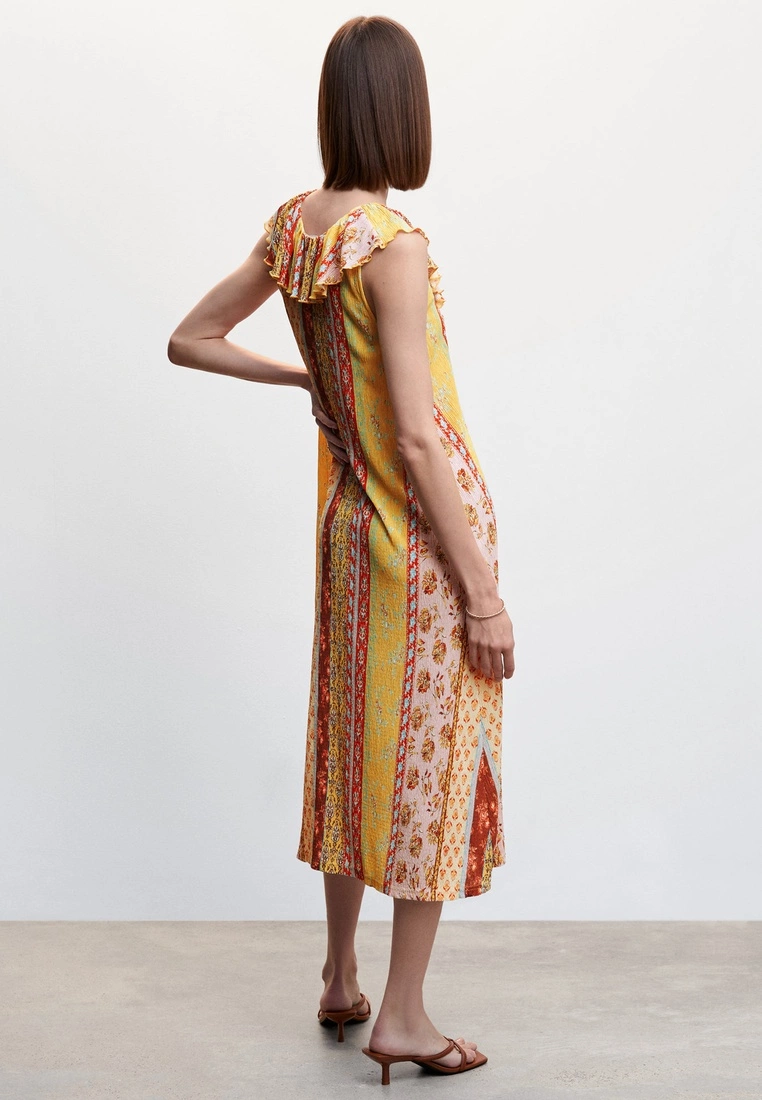 Mango Ruffled Printed Dress 4 Mango Ruffled Printed Dress - Image 2