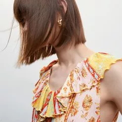 Mango Ruffled Printed Dress 11 Mango Ruffled Printed Dress -Mango popular store mango 5504 1290736 4