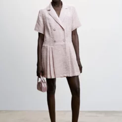 Mango Buttons Tweed Dress 13 Mango Buttons Tweed Dress -Mango popular store mango 5507 1590736 5