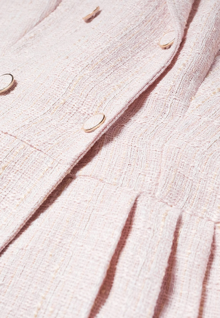 Mango Buttons Tweed Dress 8 Mango Buttons Tweed Dress - Image 6