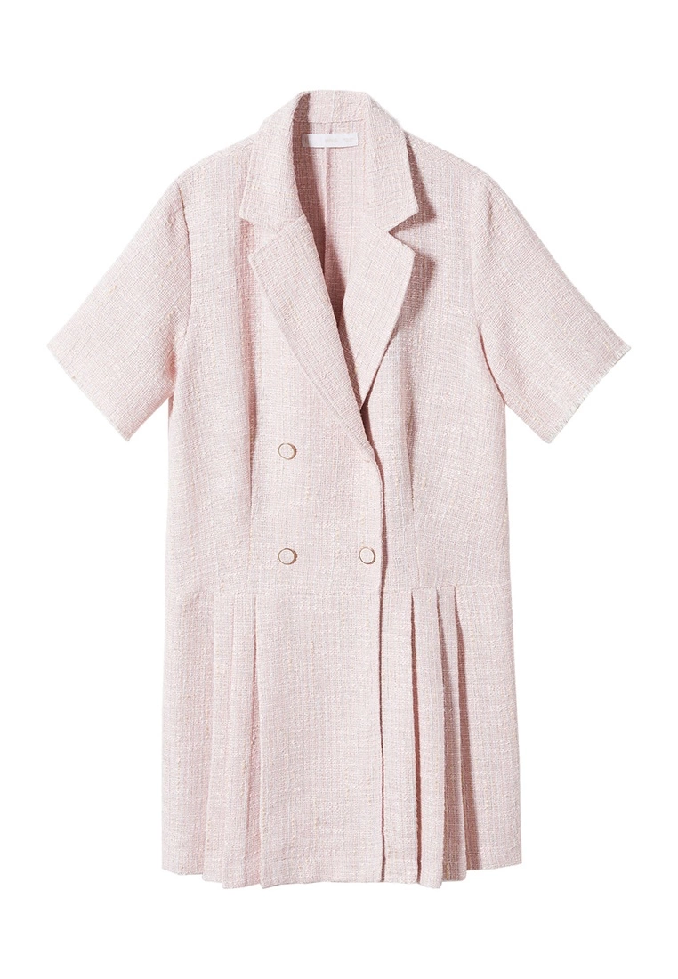 Mango Buttons Tweed Dress 9 Mango Buttons Tweed Dress - Image 7