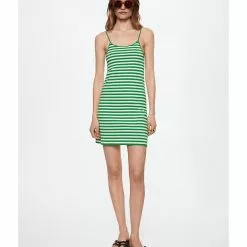 Mango Striped Ribbed Dress 10 Mango Striped Ribbed Dress -Mango popular store mango 5509 4320816 4