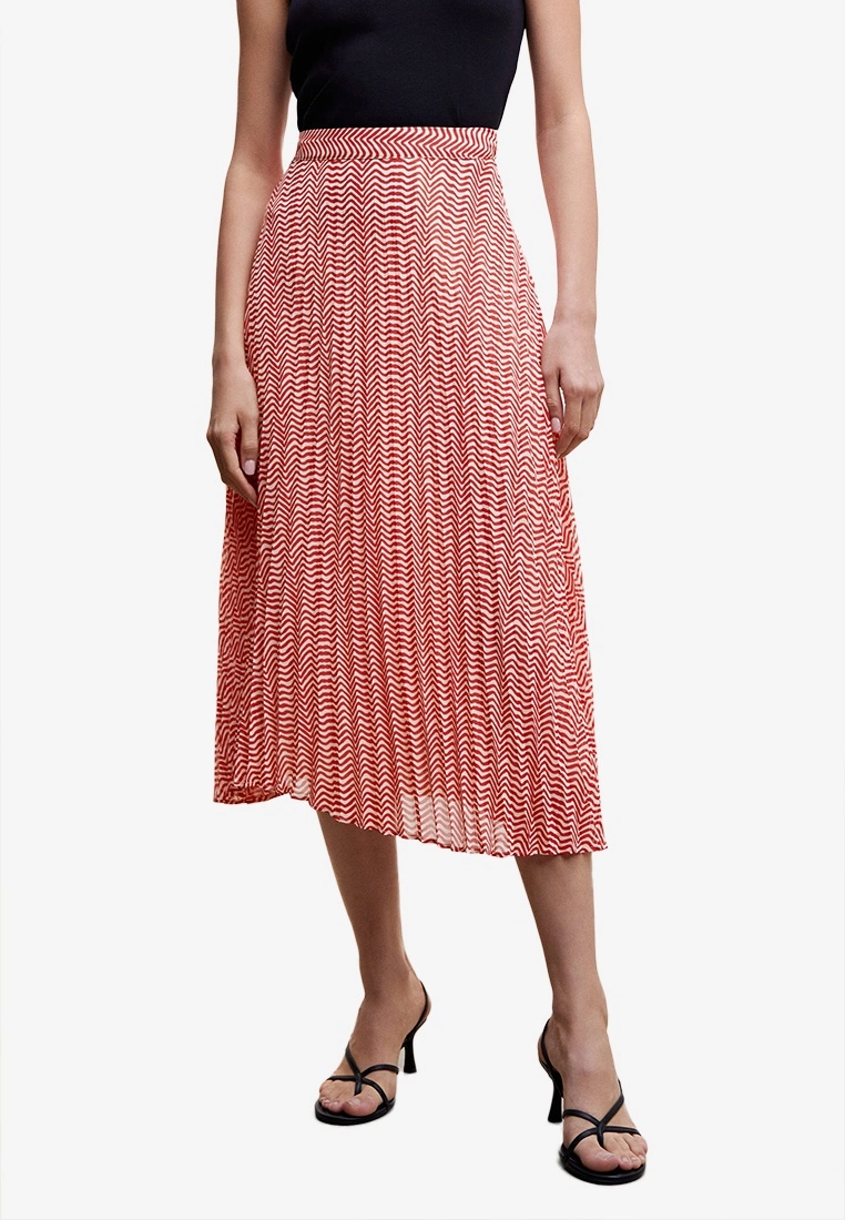 Mango Printed Pleated Skirt 3 Mango Printed Pleated Skirt
