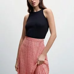 Mango Printed Pleated Skirt 11 Mango Printed Pleated Skirt -Mango popular store mango 5512 4890736 3