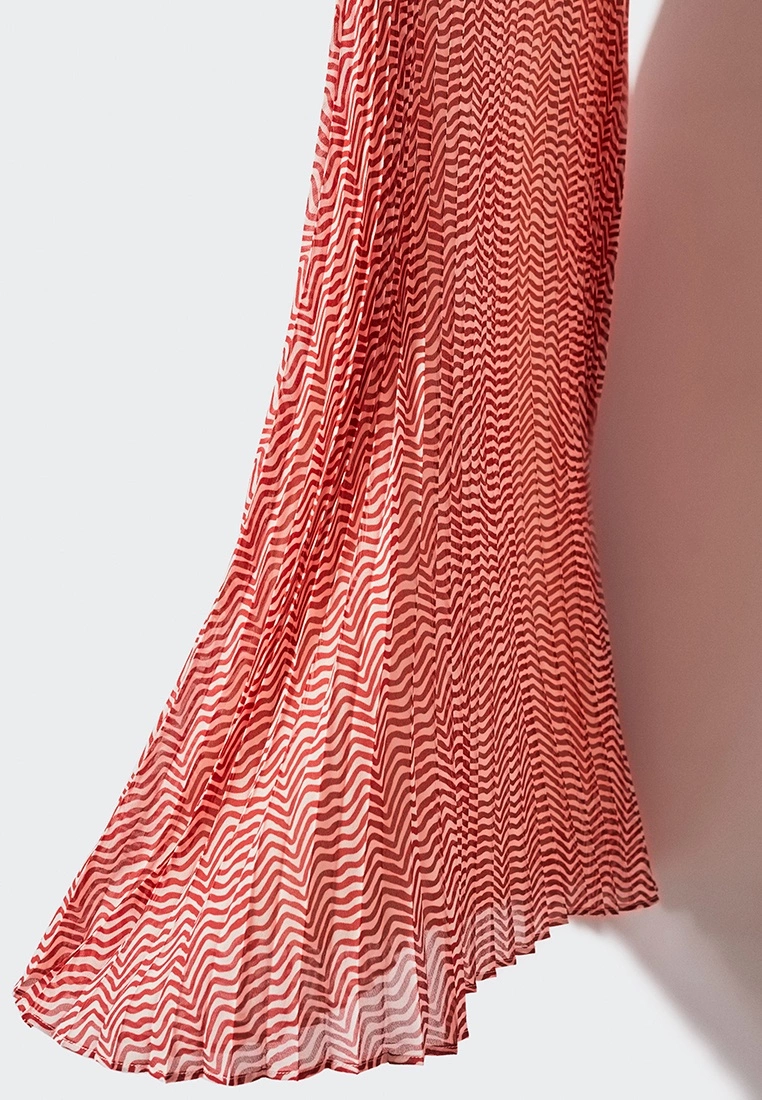 Mango Printed Pleated Skirt 8 Mango Printed Pleated Skirt - Image 6