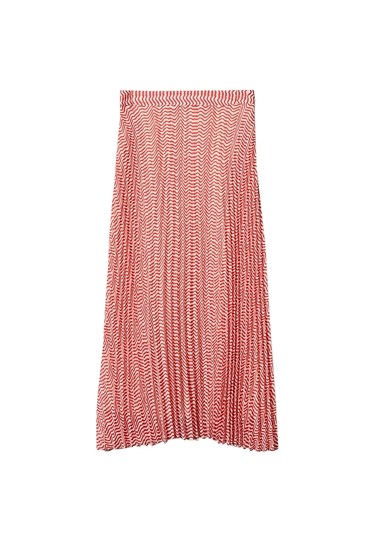 Mango Printed Pleated Skirt 9 Mango Printed Pleated Skirt - Image 7