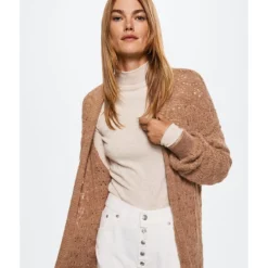 Mango Openwork Long Cardigan -Mango popular store mango 5517 6367426 4