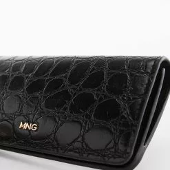 Mango Croc-Effect Wallet -Mango popular store mango 5519 0101736 3