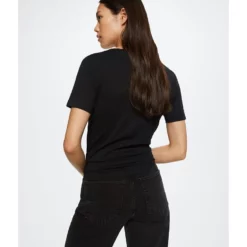 Mango 100% Cotton T-Shirt -Mango popular store mango 5533 2030816 3