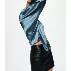 Mango 100% Silk Shirt -Mango popular store mango 5535 8807726 3