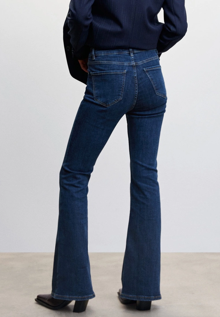 Mango Mid-Rise Flared Jeans 5 Mango Mid-Rise Flared Jeans - Image 3
