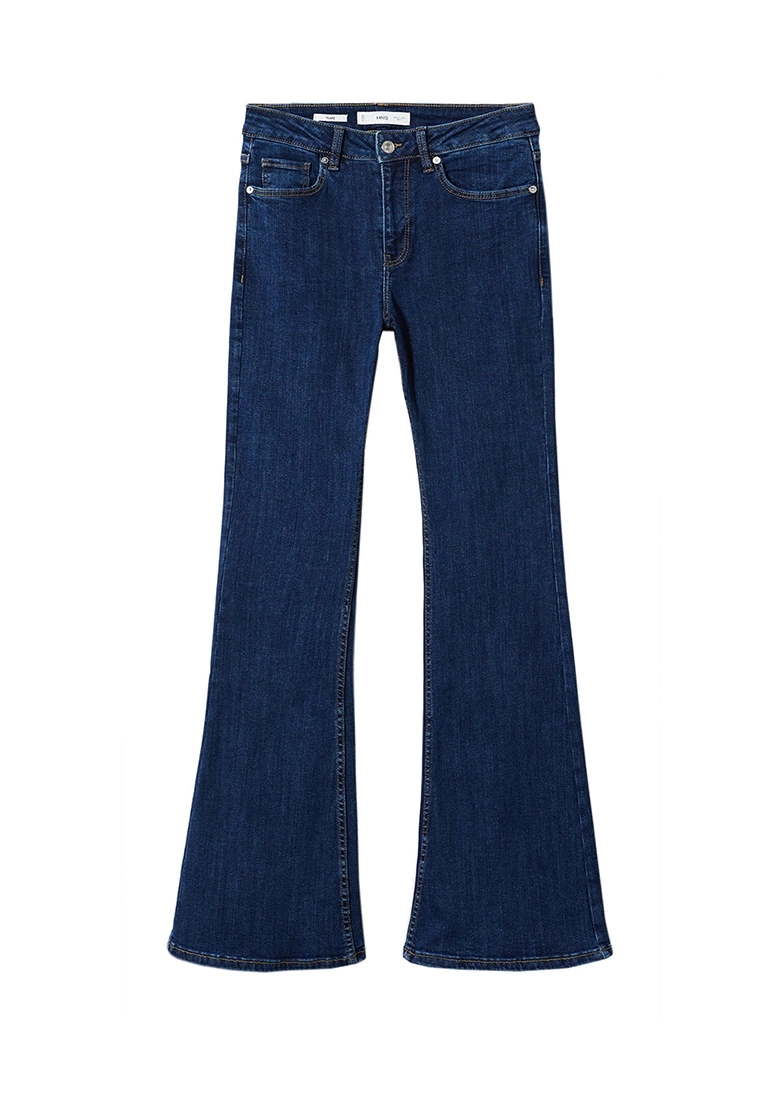 Mango Mid-Rise Flared Jeans 10 Mango Mid-Rise Flared Jeans - Image 8