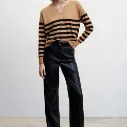Mango Striped Fine Knit Sweater -Mango popular store mango 5571 7401736 5