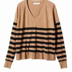 Mango Striped Fine Knit Sweater -Mango popular store mango 5572 7401736 8