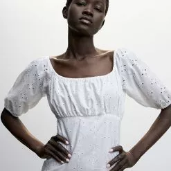 Mango Broderie Anglaise Dress -Mango popular store mango 5576 8701736 3